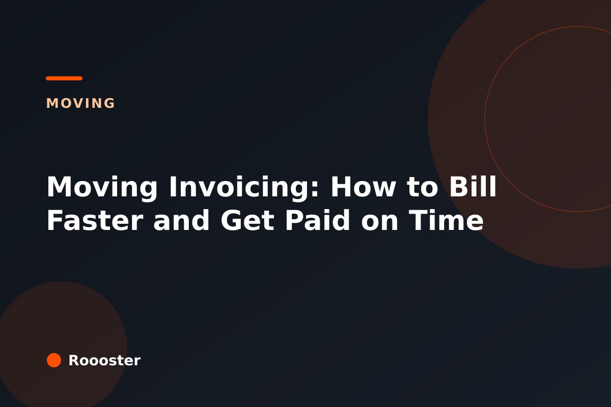 Moving Invoicing: How to Bill Faster and Get Paid on Time