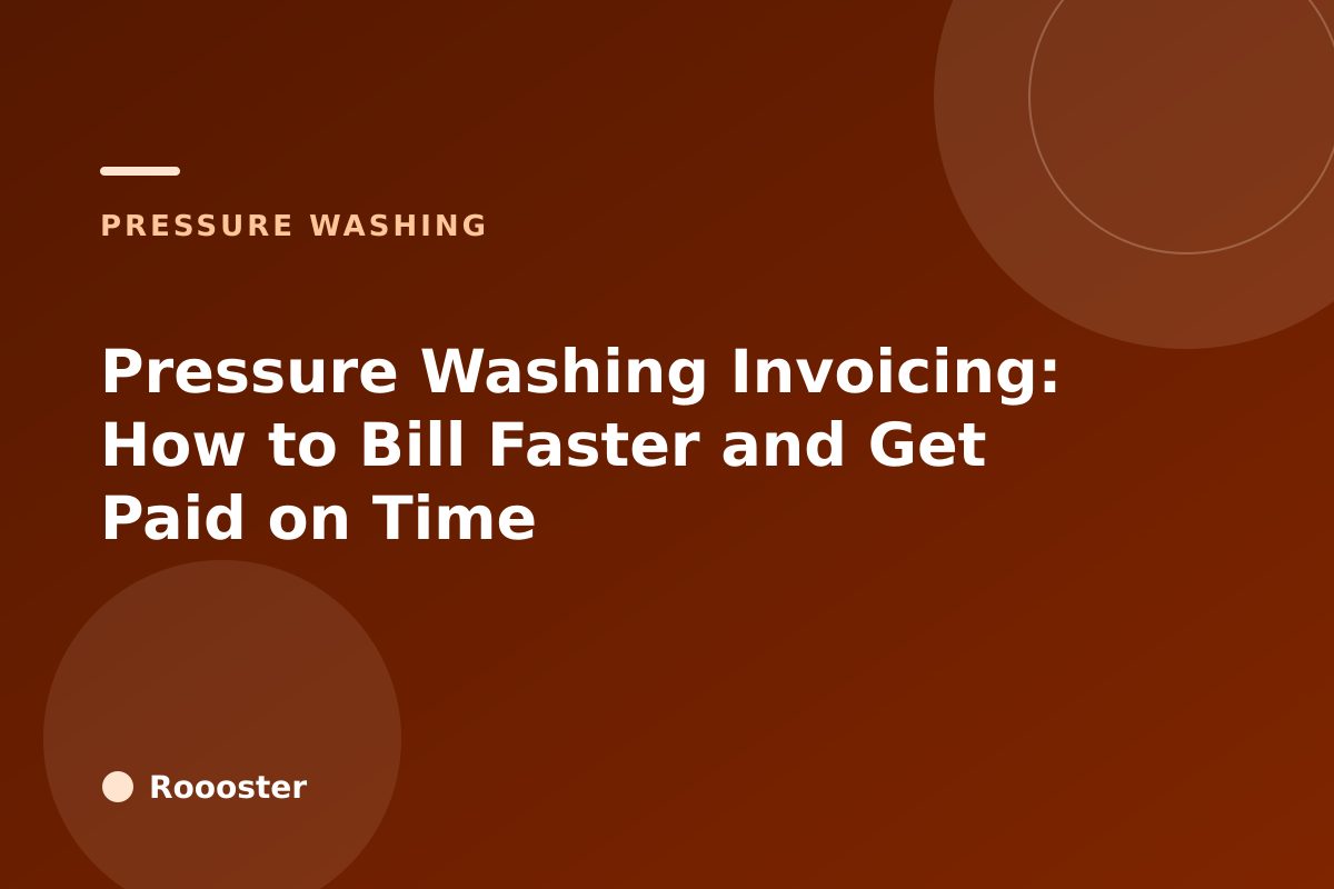 Pressure Washing Invoicing: How to Bill Faster and Get Paid on Time